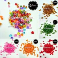 ราคา (25 กรัม) ลูกปัดทรงกลมโปร่งใส 8 มม. / ลูกปัดสร้อยข้อมือ ทําเอง / ลูกปัดร้อยลูกปัด (43770741697)