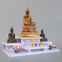 ราคา หิ้งพระพิฆเนศ รุ่นสุดคุ้ม ชั้นวางพระ ฉลุลาย หิ้งท้าวเวสสุวรรณ ชั้นวางพระโมเดิร์น new-tm02XL (23981671080)