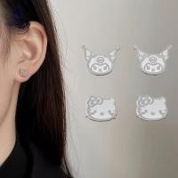 ราคา StardustLab Kawaii Y2k Sanrio Hello Kitty Kuromi ต่างหูนักเรียนเครื่องเทศสาว Harajuku สไตล์สาวหวานการ์ตูนหู Studs ของขวัญวันเกิด SDL (48652586956)