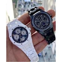 ราคา นาฬิกาข้อมือ APS APS Royal Oak Series (ap Ceramic Special Edition Watches) 26579 Black Ceramic/White Ceramic 41mm Watch Men/Equipped with Custom Version All-in-One Machine 5134 Automatic Winding Mecha