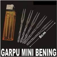 ราคา ส้อมเค้กขนาดเล็กพุดดิ้งส้อมผลไม้พลาสติกใสขนาดเล็ก (26965830518)