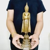 ราคา หลวงพ่อวัดบ้านแหลม ปี2500(หลวงพ่อ5พี่น้อง)พระดีพิธีใหญ่(สูง32ซม.)เนื้อทองเหลืองผสมชนวนเก่า พระอุ้มบาตร (14723619556)