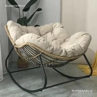 ราคา เก้าอี้หวายโซฟาเก้าอี้โยกมนุษย์ขี้เกียจขี้เกียจในครัวเรือนเก้าอี้พักผ่อนนอนนอนนอนนอนนอนหวายรังนกระเบียงพักผ่อนก (41169163316)