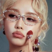 ราคา แว่นตากันแดดน้ำหนักเบาทรง Cat Eye สไตล์เกาหลี ประดับBow Knot และเพชรเลียนแบบ Sun20251108 (49151038665)
