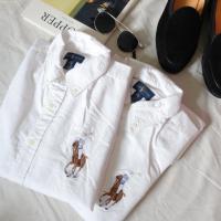 ราคา ส่งต่อ เสื้อเชิ้ต Polo Ralph Lauren ม้าใหญ่แขนยาว สภาพดี (54151067015)