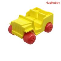 ราคา [มือ2] งานเก่าวินเทจ รถของเล่น รถจี๊ป No.110 พลาสติกไวนิล สีเหลือง Viking Plast Sweden ขนาด 5x7cm (51601995079)