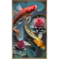 ราคา รูปโปสเตอร์  ปลาคาร์ฟ ขนาด 25*42 cm  กระดาษหนา 200 แกรม ไม่มีกรอบ ติดผนัง ภาพมงคล เสริมฮวงจุ้ย ตบแต่งบ้าน (40669724429)