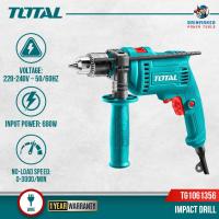 ราคา TOTAL สว่านกระแทก (1.5mm - 13mm, 680W) - TG1061356 (16297553154)