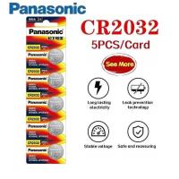 ราคา แบตเตอรี่ลิเธียม PANASONIC CR2032 CR 2032 3V จำนวน 2-10 ชิ้น สำหรับนาฬิกา เครื่องคิดเลข นาฬิกา รีโมทคอนโทรล (42061796506)