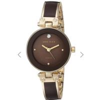 ราคา Anne Klein Diamond Accented นาฬิกาข้อมือผู้หญิง ประดับเพชร สีน้ำตาล -ของใหม่ (6505679425)