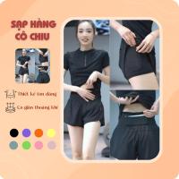 ราคา ชุดวอร์มผู้หญิง ลูกชิ้น ยิม โยคะ วิ่ง ปั่นจักรยาน ; กางเกงขาสั้น มีกระเป๋า เบลเซอร์ซิป - ของ09 (40113484908)