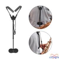 ราคา Cutie Alto Saxophone Strap สายคล้องไหล่คู่ Sax Holder Sax แซ็กโซโฟนสายคล้องไหล่ (44502586117)