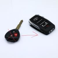 ราคา กรอบกุญแจรีโมทรถยนต์ตรงรุ่นรถโตโยต้า#แบบกุญแจตรง#แบบกรอบแปลงพับเก็บดอกกุญแจ 2,3,4ปุ่มกด (3948408303)