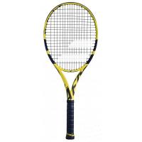 ราคา Babolat ไม้เทนนิสเด็ก Pure Aero Junior 26 Tennis Racket | Yellow/Black (2แบบ) (7352560770)