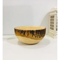 ราคา ชาม ถ้วย ไม้มะม่วงติดเปลือก 7 นิ้ว (5857842086)