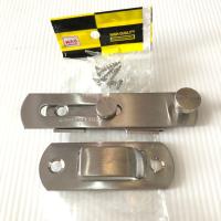 ราคา กลอนสับห้องน้ำ สแตนเลส เกรด304 Nas รุ่นหนา กลอนสับ ประตูห้องน้ำ กลอนสับประตู กลอนประตู กลอนห้องน้ำ (6154111054)