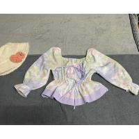 ราคา เสื้อครอป สีม่วง จั้มเอว (23746770560)