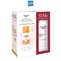 ราคา [ ฟรี สเปรย์น้ำแร่ ] EUCERIN Sun Double Whitening Serum SPF50+ PA+++ 50 ml.- กันแดดพร้อมช่วยลดเลื่อนฝ้ากระจุดด่างดำ (2117696288)