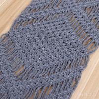 ราคา ทอสไตล์นอร์ดิกผ้าห่มตารางผ้าฝ้ายทอเตียงเศษผ้าที่ทําด้วยมือแผ่นรองจานโต๊ะกาแฟเศษผ้าตารางที่ทําด้วยมือตกแต่งบ้าน 73รับ (28343662099)