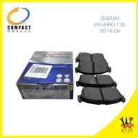 ราคา 1 ชุด ดิสเบรคหน้า ผ้าเบรคหน้า Suzuki CELERIO 1.0L GA,GL,GLX ปี 2014-On (610) (43150578302)