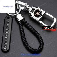 ราคา พวงกุญแจรถ YAMAHA พวงกุญแจสากล เชือกคล้องหนัง YAMAHA สําหรับ YAMAHA Aerox v1 Nmax v3 techmax 2025 พวงกุญแจ (50552307103)