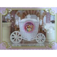 ราคา นาฬิกาตั้งโต๊ะ [JP] Disney Princess Premium Pear White Coach - Shaped Clock (2406698618)
