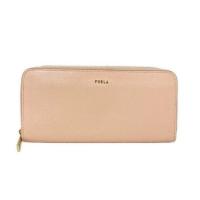 ราคา Furla BABYLONE Long Wallet pink beige leather Direct from Japan Secondhand (40223191975)