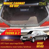 ราคา Benz W140 S500 1991-1998 Sedan Trunk A (เฉพาะถาดท้ายรถแบบ A) ถาดท้ายรถ Benz W140 Sedan พรม6D VIP Magic Carmat (22037625128)