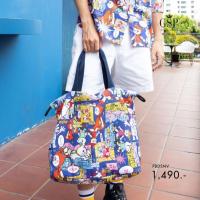 ราคา GSP กระเป๋า กรีนนี่แอนด์เอลฟี่ คอมมิค กระเป๋าโท้ท สีน้ำเงิน PBDSNV (42306684349)