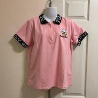 ราคา เสื้อโปโล คอปก ทอลายเป็ด สีชมพู ปักลายเป็ด (5502323279)
