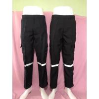 ราคา กางเกงทำงานมีแถบสะท้อนแสง กางเกงช่าง กางเกงกู้ภัย ผ้าวาเลนติโน่ (3293950865)