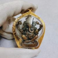 ราคา พระพิฆเนศ หลวงปู่กาหลงเขี้ยวแก้ว รุ่นขุมทรัพย์เขี้ยวแก้ว องค์หล่องานทองเหลืองงดงามมาก (24313162788)