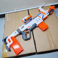 ราคา Nerf N-Strike Modulus Regulator Fully Automatic Blaster มือสองแท้ สุดยอดบลาสเตอร์ระดับพรีเมียมจากซีรีส์ Modulus (42924941807)