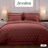 ราคา Jessica Cotton mix J280 เจสสิก้า พิมพ์ลาย ชุดเครื่องนอน ผ้าปูที่นอน ผ้าห่มนวม พิมพ์ลายได้อย่างประณีตสวยงาม (44310729965)