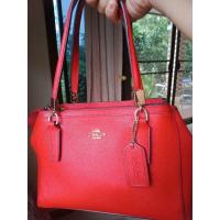 ราคา กระเป๋าถือหนังแท้ 100% แบรนด์แท้ coach ไซส์ 9 นิ้ว สูง 7 นิ้ว สภาพใหม่และสวยๆ อะไหล่ทองสวยๆ ซับในสะอาด ป้ายแบรนด์มาครบ (12089614311)
