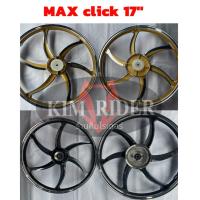 ราคา ล้อแมกซ์ Max Honda click คลิก ขอบ 17 นิ้ว รถปี 2008-2014 จำนวน 1 คู่ สินค้ามีรับประกัน (23437236360)