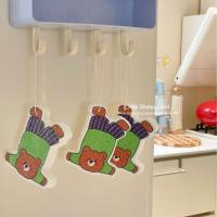 ราคา ฟองน้ำเยื่อไม้ไผ่ ฟองน้ำล้างจาน เยื่อไม้ไผ่ ฟองน้ำทำความสะอาด ลายหมี ใช้ซ้าได้ บีบอัด สําหรับครัวเรือน (41526826155)