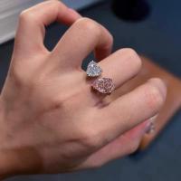 ราคา 0 ปี Sweet Heart แหวนหญิงแฟชั่นหรูหรา High-End Zircon Love Water Drop แหวนหยกแหวน amethyst แหวน (25844649171)