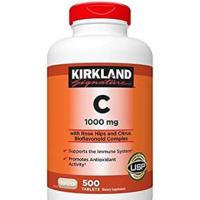 ราคา Kirkland Signature Vitamin C 1000 mg. 500 เม็ด (2342530030)