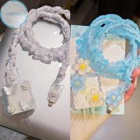 ราคา Xo94ol Insดอกไม้ผีเสื้อCharger Data Cable Winderฝาครอบป้องกันชุดสําหรับ18W 20W Anti-break Bites Wire Shell TH (41573214705)