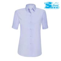 ราคา เสื้อนักเรียนหญิง ม.ปลาย เสื้อนักเรียนหญิงมัธยมปลาย ชุดนักเรียนตรา BIG SAVE เสื้อมัธยมปลายแขนพอง -สีขาว KGM UNIFORM (23472119309)