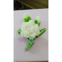 ราคา เข็มกลัดติดเสื้อดอกมะลิลวดกำมะหยี่ (42005020645)
