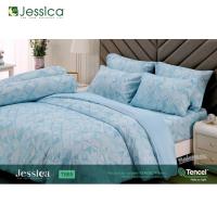 ราคา Jessica Tencel [ทอ 500 เส้น] ชุดผ้าปูที่นอน เจสสิก้า เทนเซล พิมพ์ลาย ลายกราฟฟิก T865 สีฟ้า (26142877665)