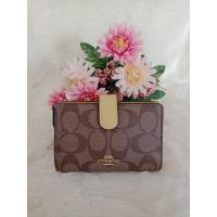 ราคา COACH F23553Coach กระเป๋าเงินแบบพับ 2 พับ (6638535647)