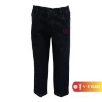 ราคา กางเกงขายาวผ้าเดนิมสีดําสําหรับเด็ก Bastas พร้อมงานปัก B (49851781995)