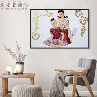 ราคา เอเชียตะวันออกเฉียงใต้ไทยนวดโยคะร้านสุขภาพโปสเตอร์ภาพผ้าใบผนังศิลปะตกแต่งบ้านวาดตกแต่งห้องพิมพ์ผ้าใบภาพจิตรกรรมฝาผนัง 5วว0 (42256571499)