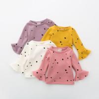 ราคา เสื้อเด็กผู้หญิงแขนยาวระบาย เสื้อแขนยาวกันหนาว น่ารัก พร้อมส่ง (3914028024)