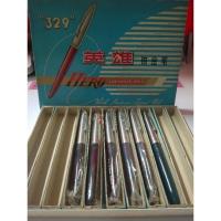 ราคา ปากกาหมึกซึมจีนHeroรุ่น329รุ่นเก่าบีบและดูดซึมหมึก (29578288561)