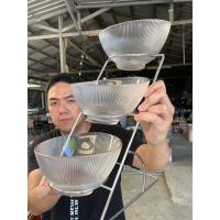 ราคา ชั้นวางอาหารกระจกขอบทอง3ชั้น ที่วางขนมแก้ว มี 3 ชั้น ได้ (ชั้นวาง+ชามแก้วขอบทอง+ชามแก้วขอบทอง+ชามแก้วขอบทอง) ออกใบกำกับภ (28677717014)