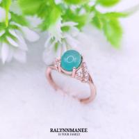 ราคา RP011 แหวนพลอยโมราแท้ ( Natural Chrysoprase ) ตัวเรือนเงินแท้ 925 ชุบทองคำขาว,ชุบทอง,ชุบพิงค์โกลด์ งานสั่งทำ (18091133542)